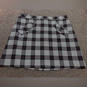 Papaya Plaid Skirt Size 16